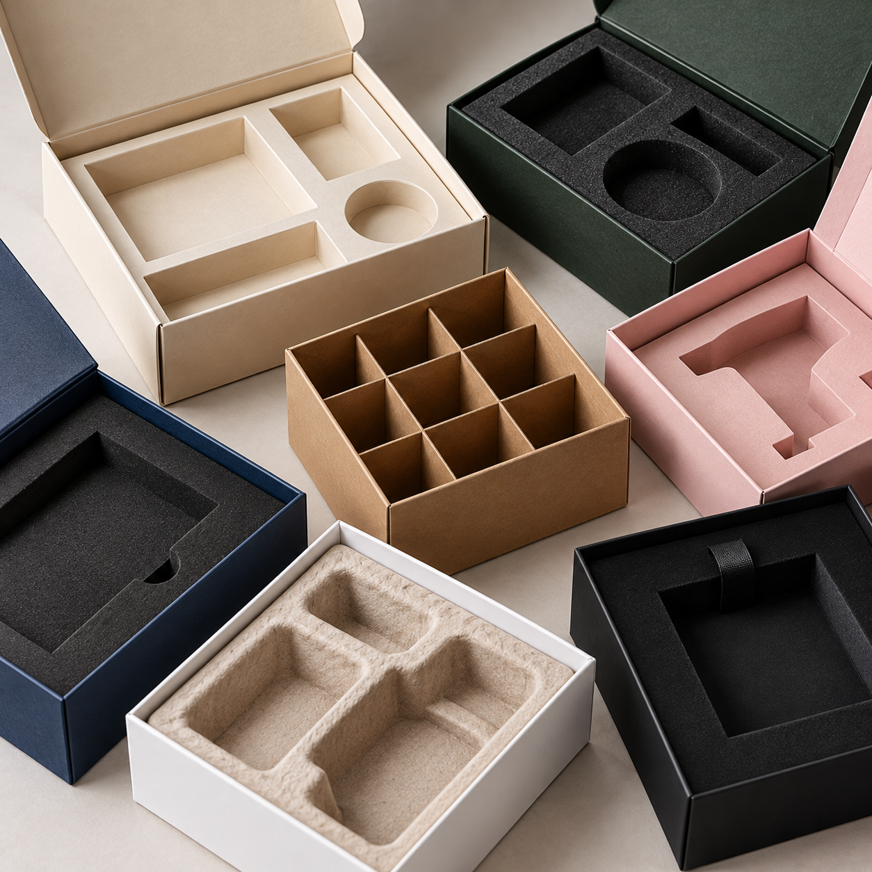 Custom-fit box insert