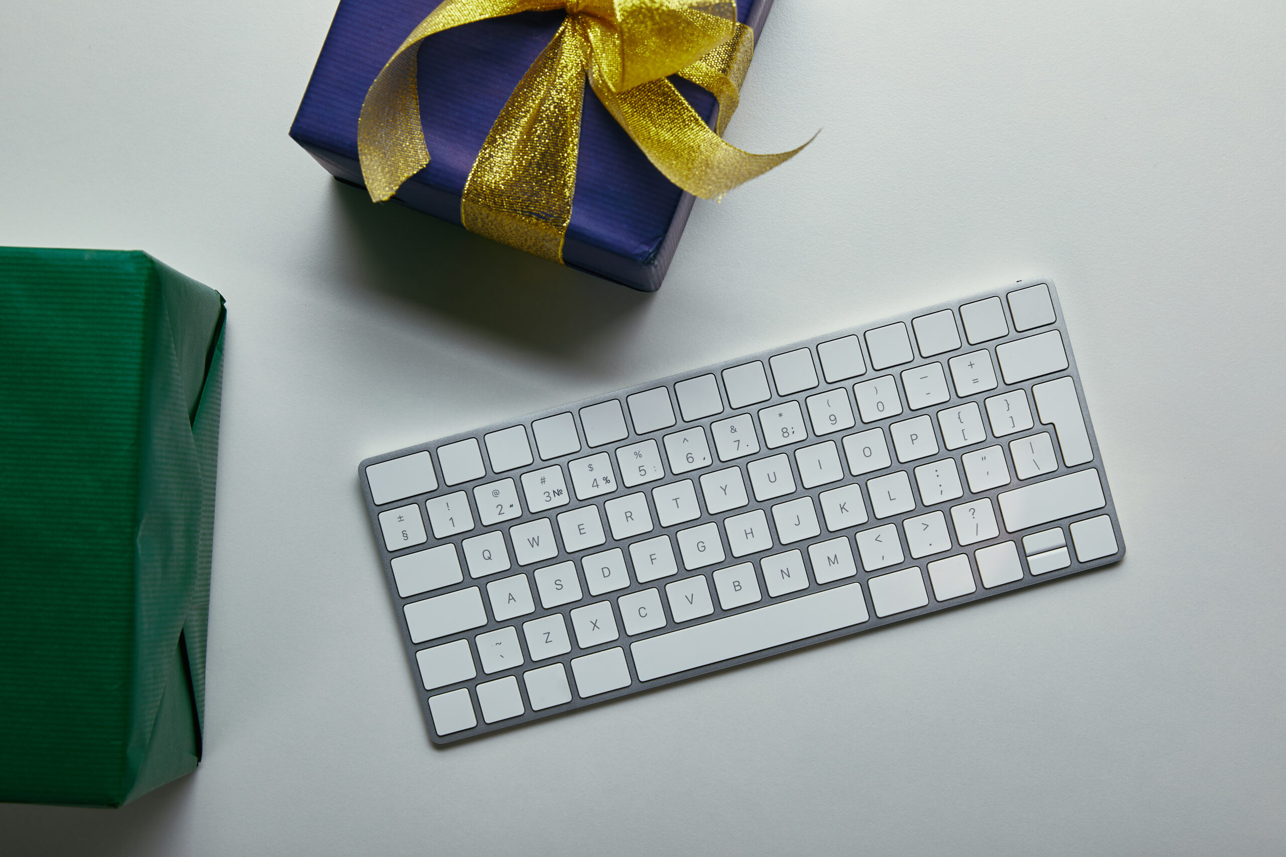cropped view of presents near computer keyboard on 2026 03 11 03 21 36 utc