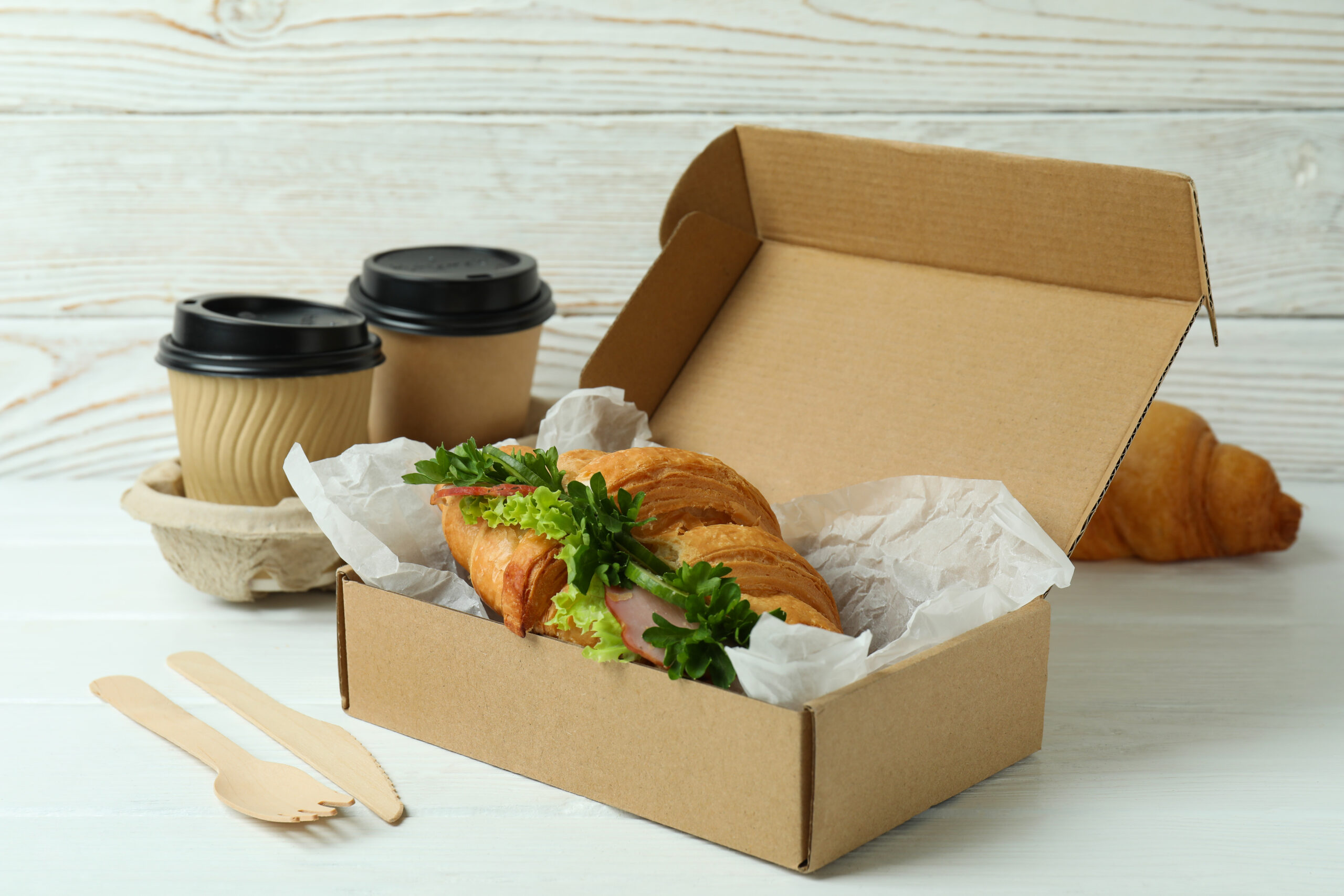 concept of tasty eating with croissant sandwich c 2026 03 25 01 33 05 utc