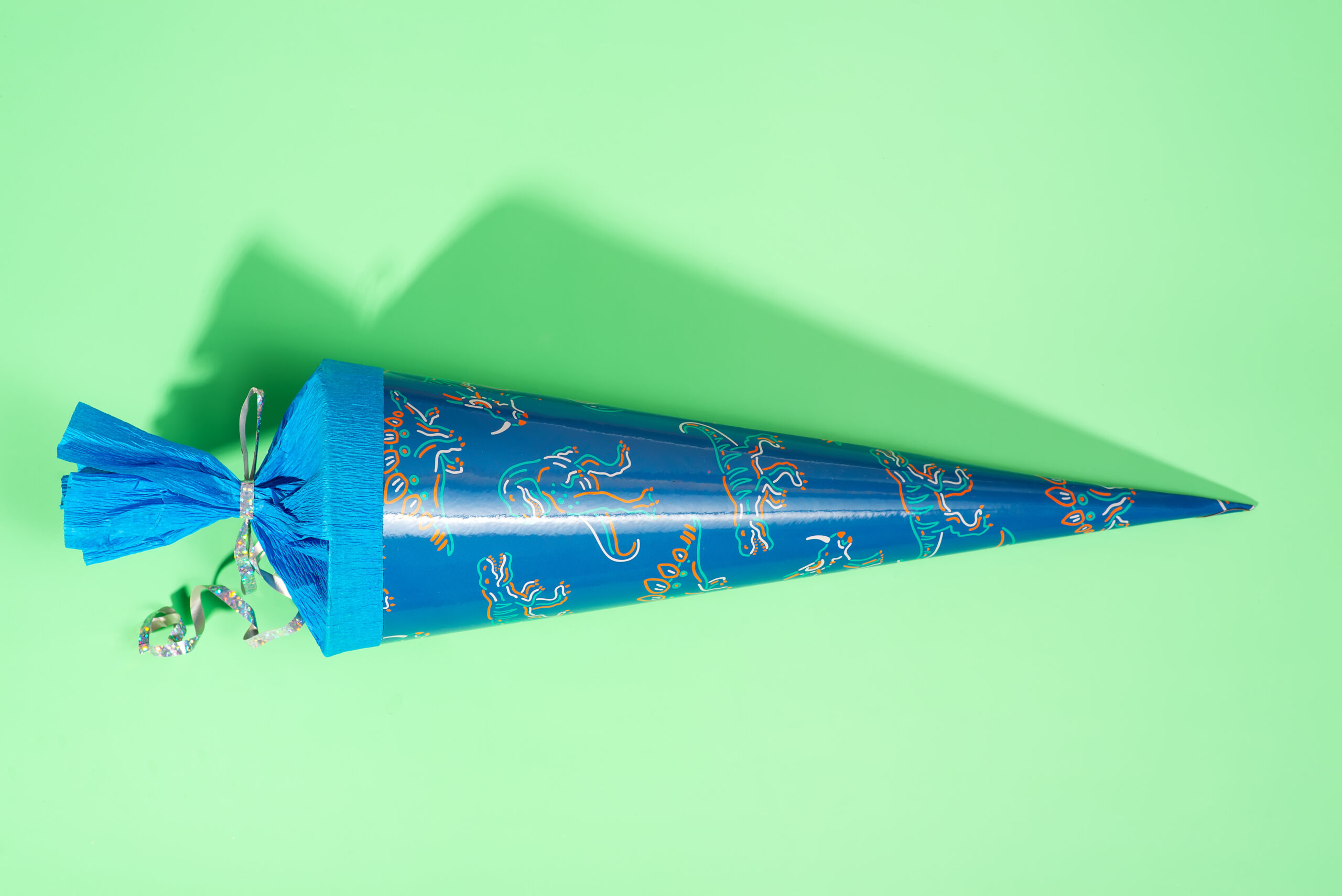 colorful school cone on green background 2026 01 07 06 20 28 utc
