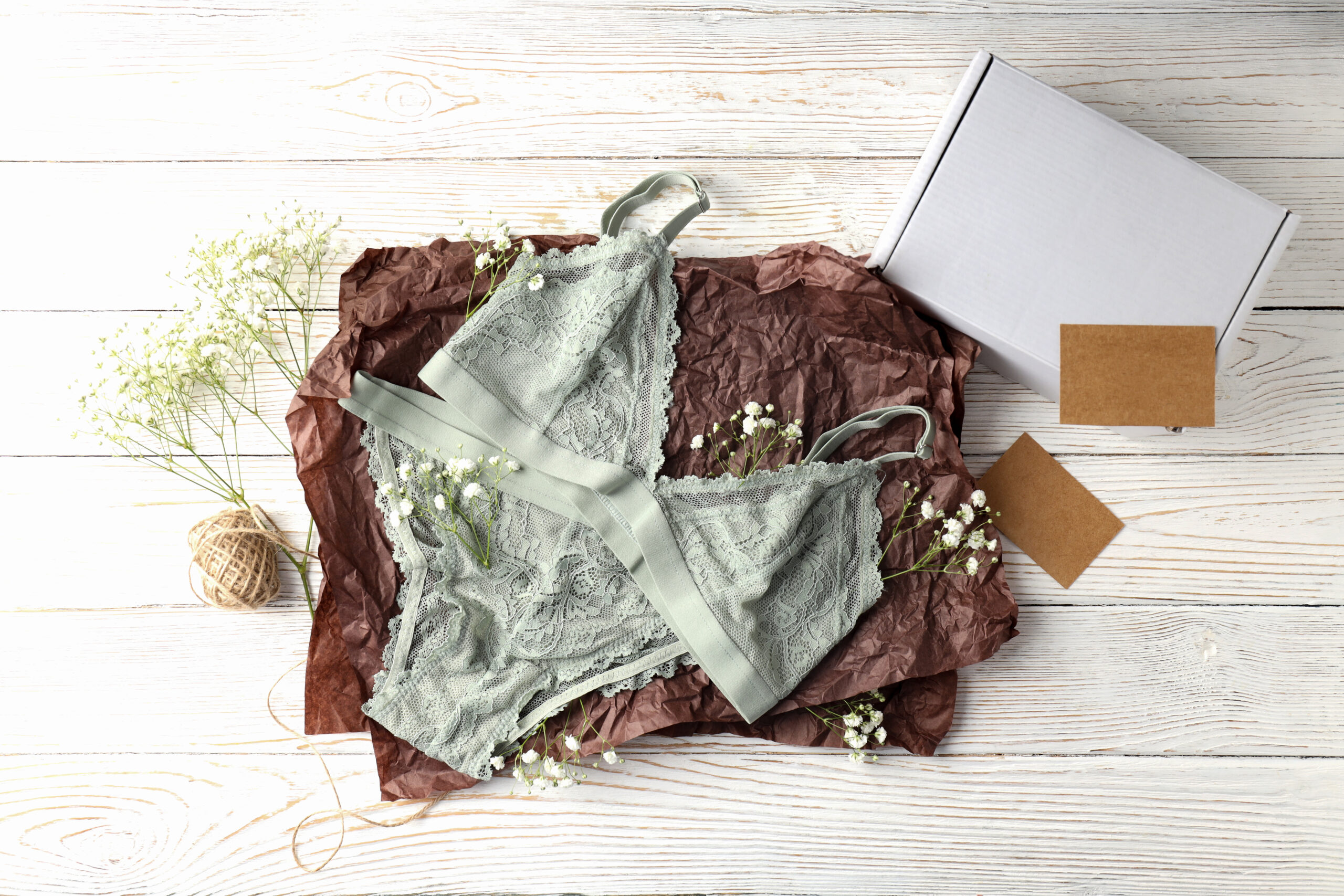 concept of womens clothes with underwear on white 2026 01 09 08 02 23 utc