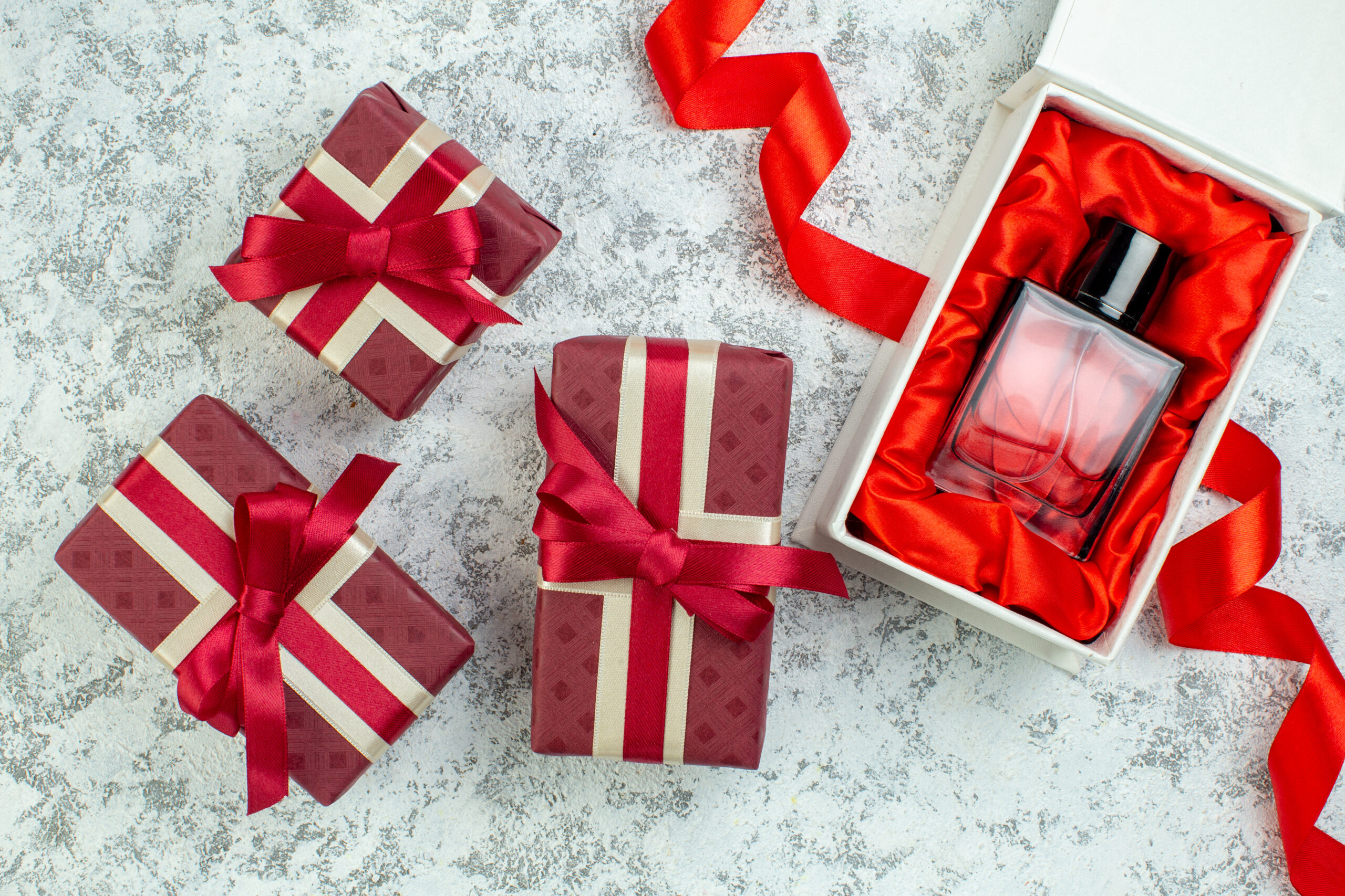 top view holiday gifts happy valentines day writte 2026 03 18 10 59 37 utc