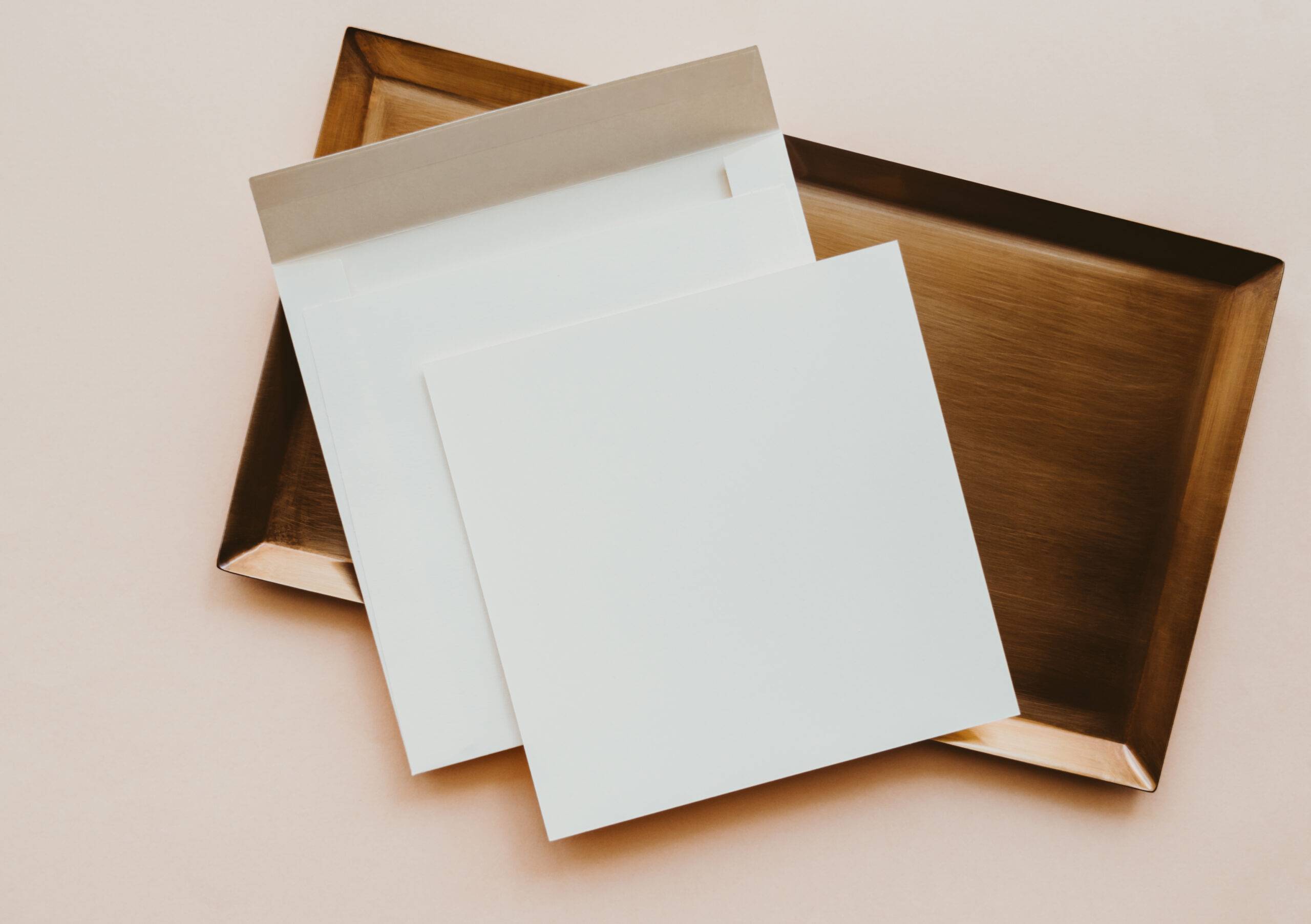 white blank paper square card mockup on gold tray 2026 03 16 22 54 11 utc