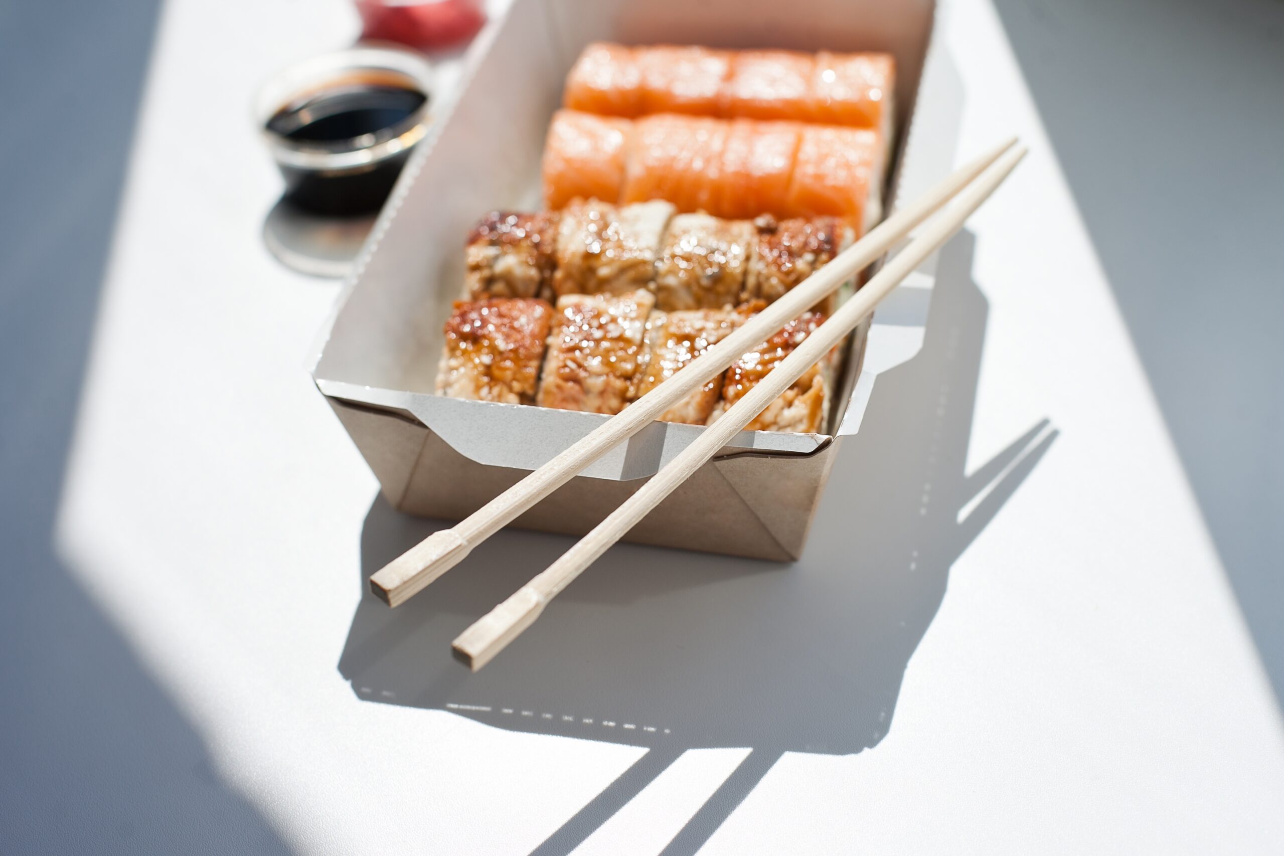 sushi takeout delivery with soy sauce ginger was 2026 03 17 20 21 28 utc