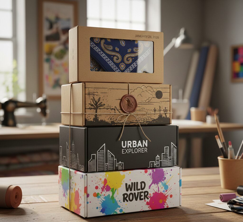 Custom Bandana Packaging