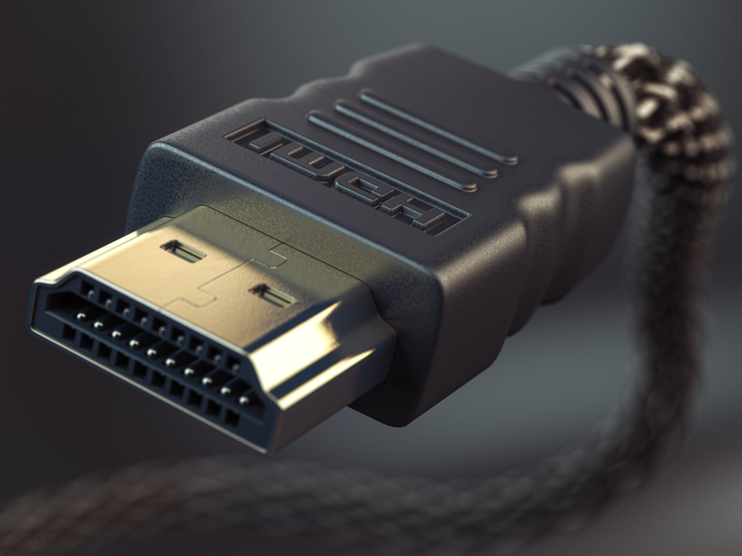 hdmi cable for computer tv and video on black back 2026 01 08 06 52 49 utc