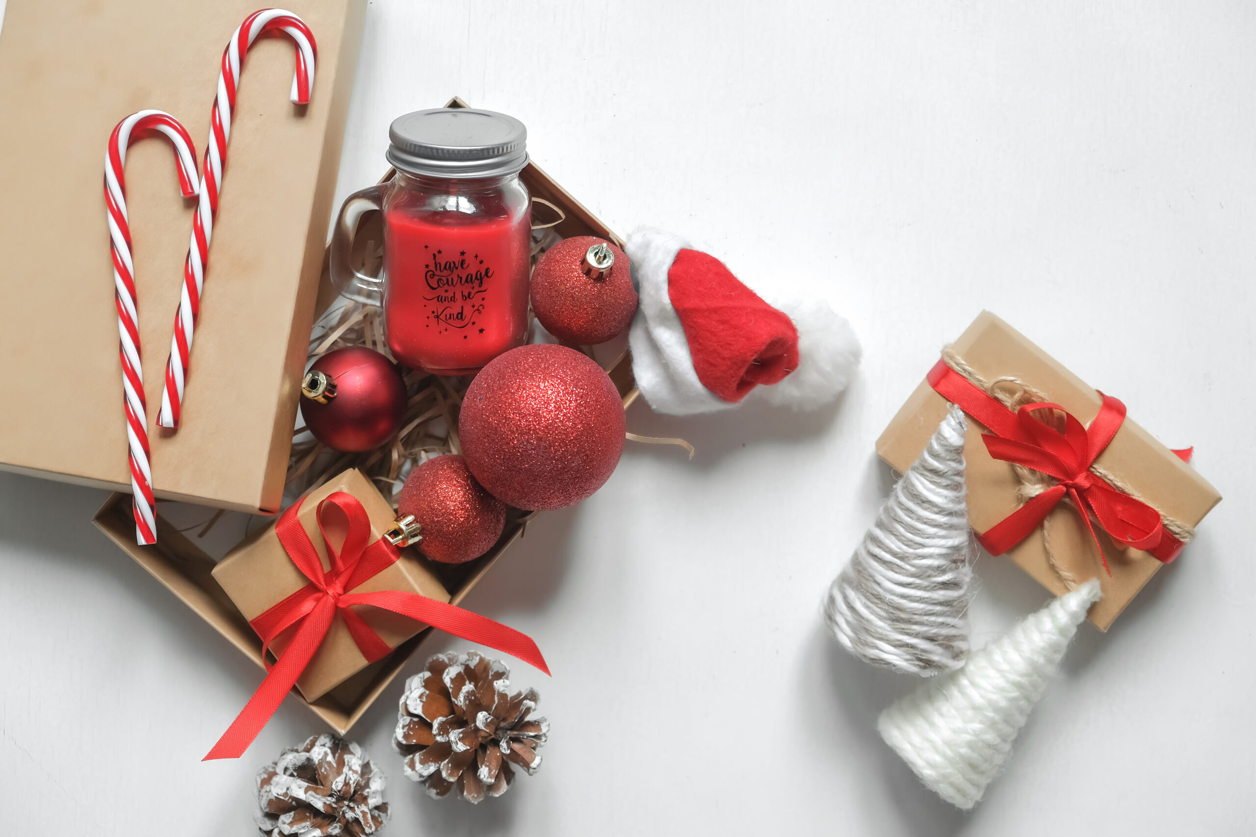 christmas gifts and treats on a white table 2026 01 09 00 25 05 utc