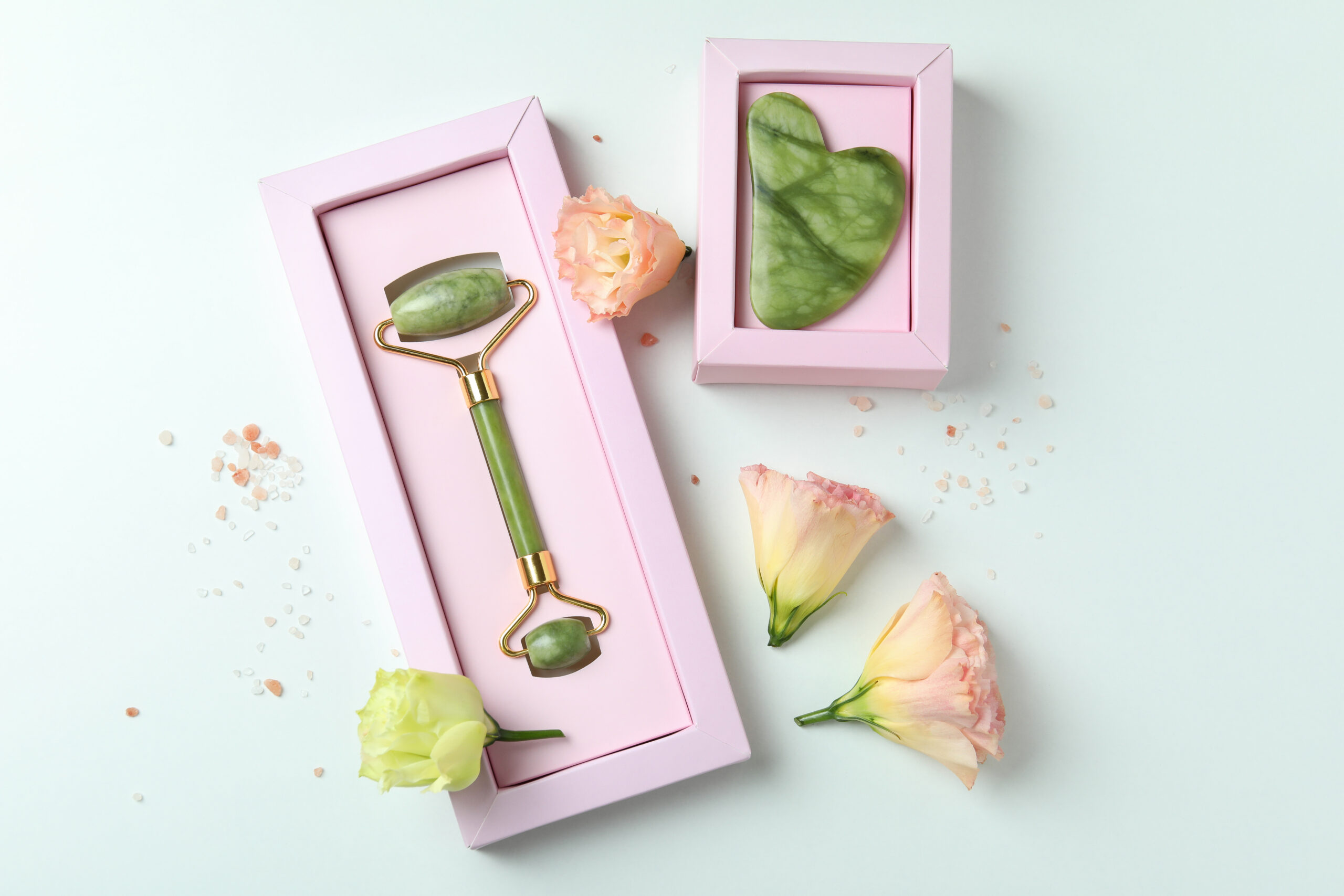 skin care concept with face roller and gua sha on 2026 03 25 07 01 53 utc