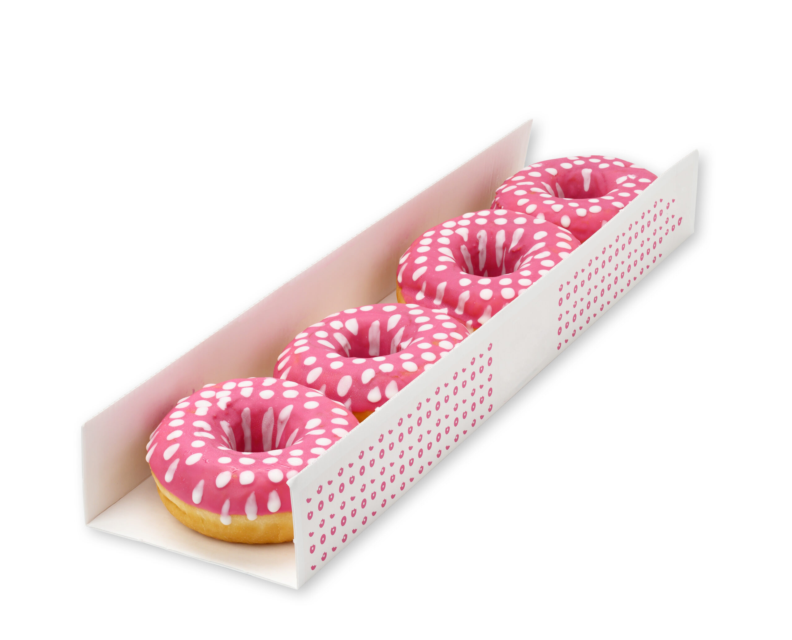 baked donuts with pink icing in white cardboard bo 2026 01 09 06 51 21 utc