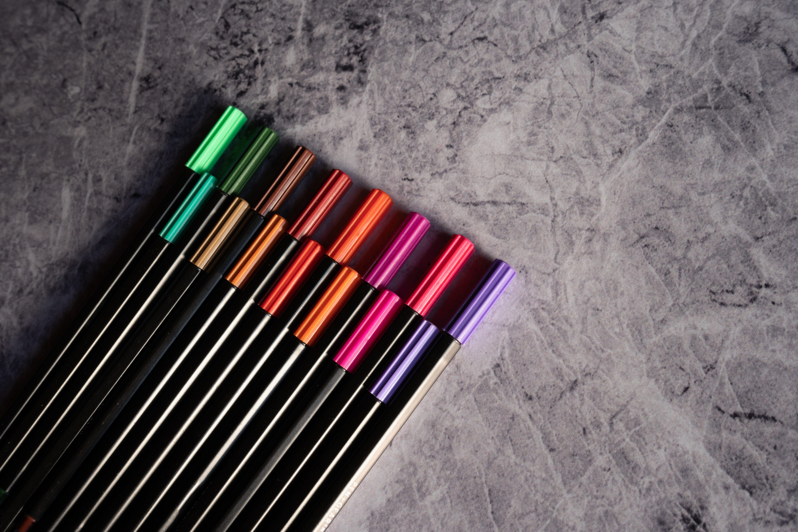 colorful marker pen set on isolated background 2026 03 16 02 07 39 utc