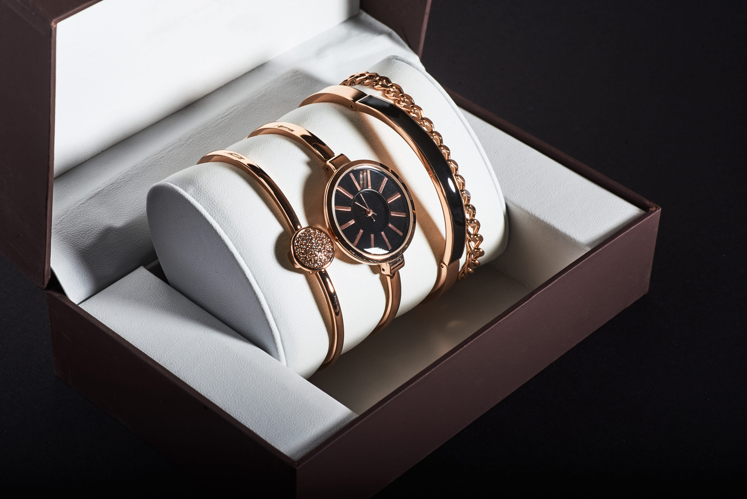 elegant watch and bracelets in a gift box 2026 01 08 23 57 19 utc