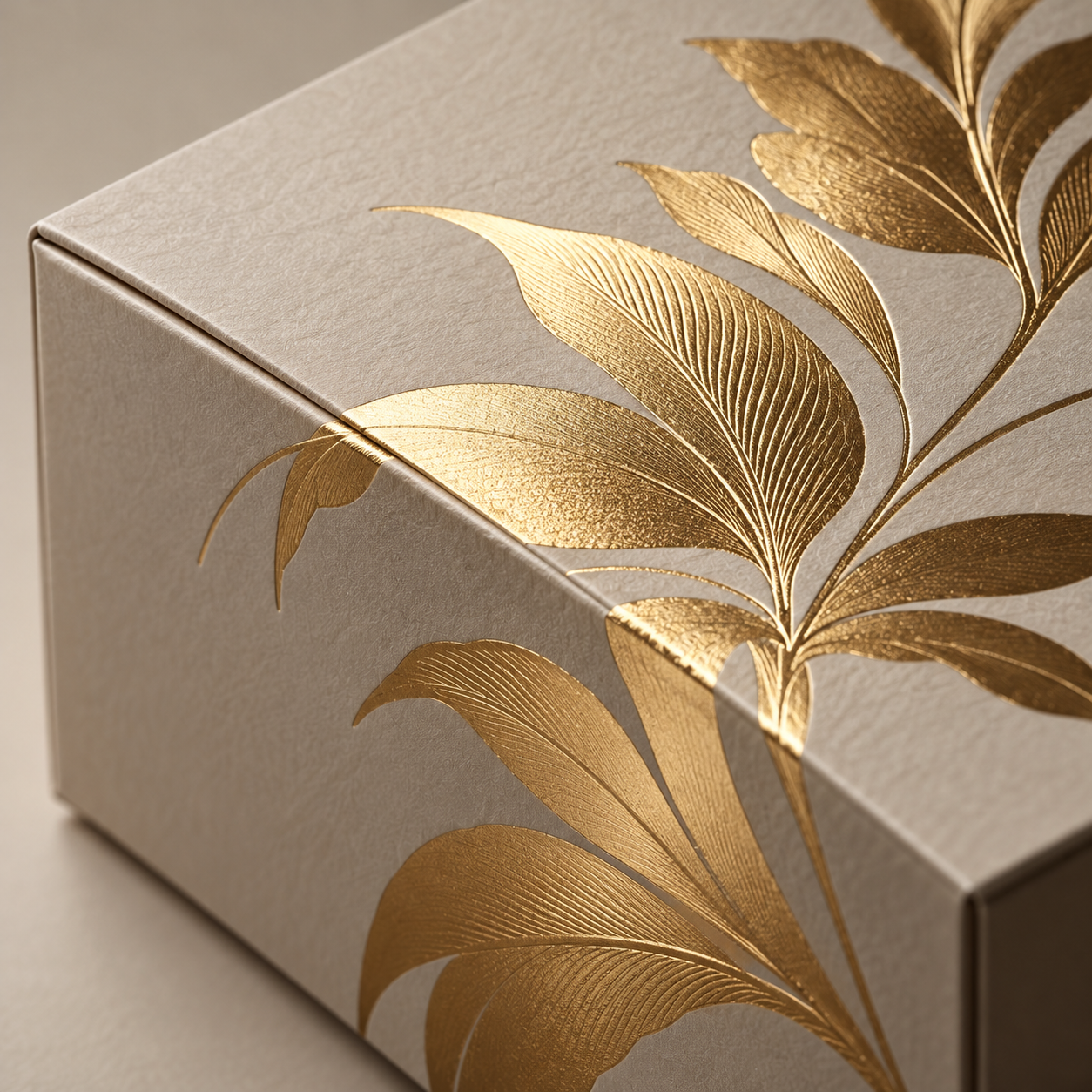 Gold foil detail