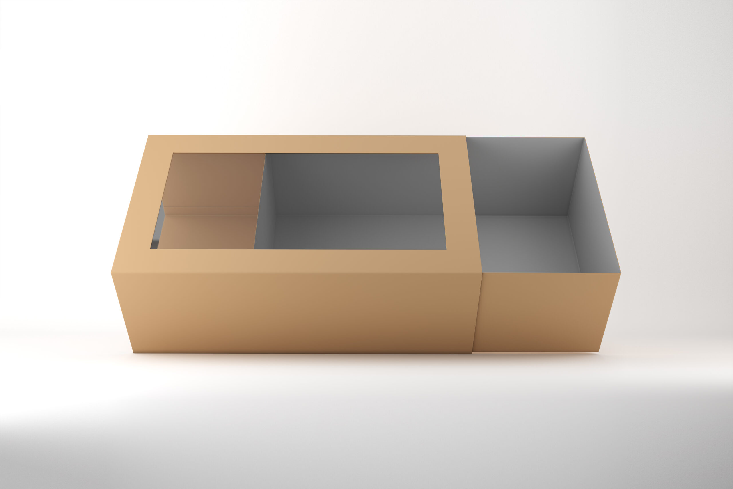 Custom rigid box with paper fillers for eco-friendly product protection and presentation.