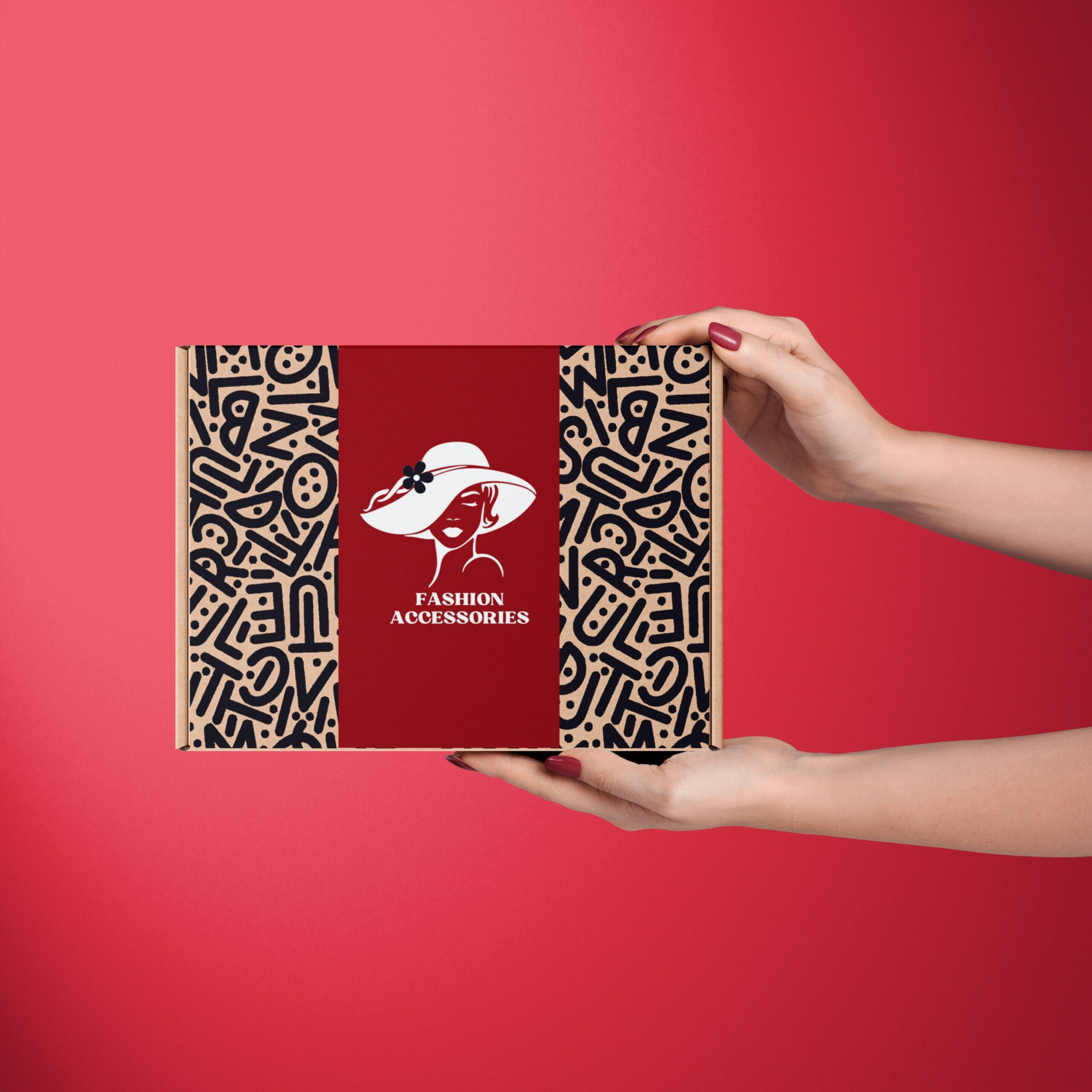 Custom printed e-commerce mailer box with perforated tear strip opening by Artsy Packaging UK