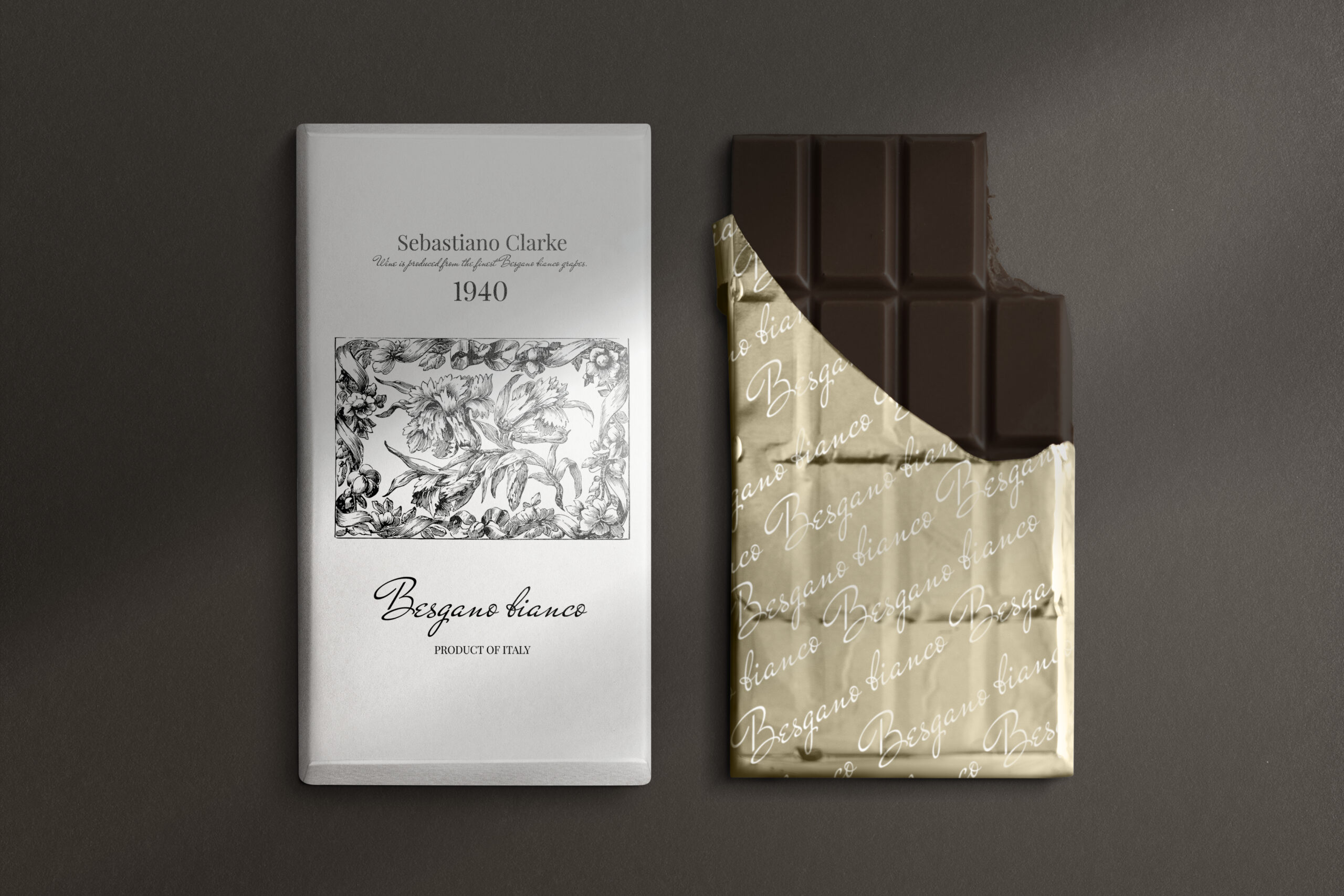chocolate bar with minimal packaging flat lay 2026 01 07 23 44 56 utc