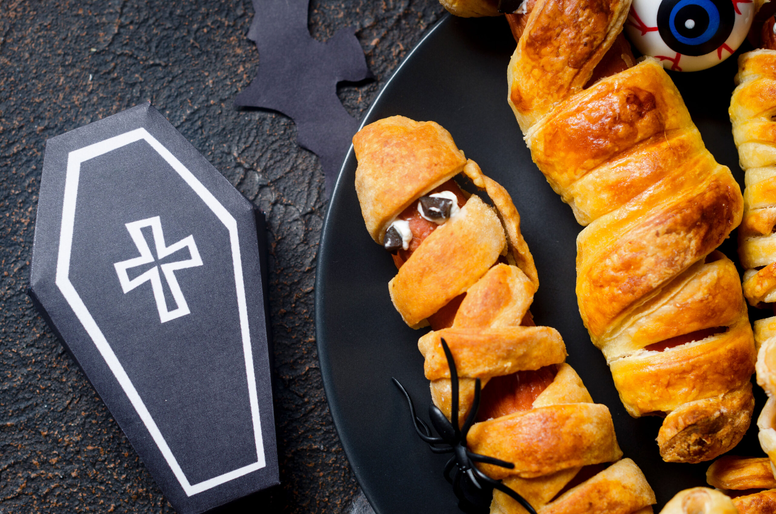 halloween themed sausage appetizers with decorativ 2026 01 08 22 06 31 utc
