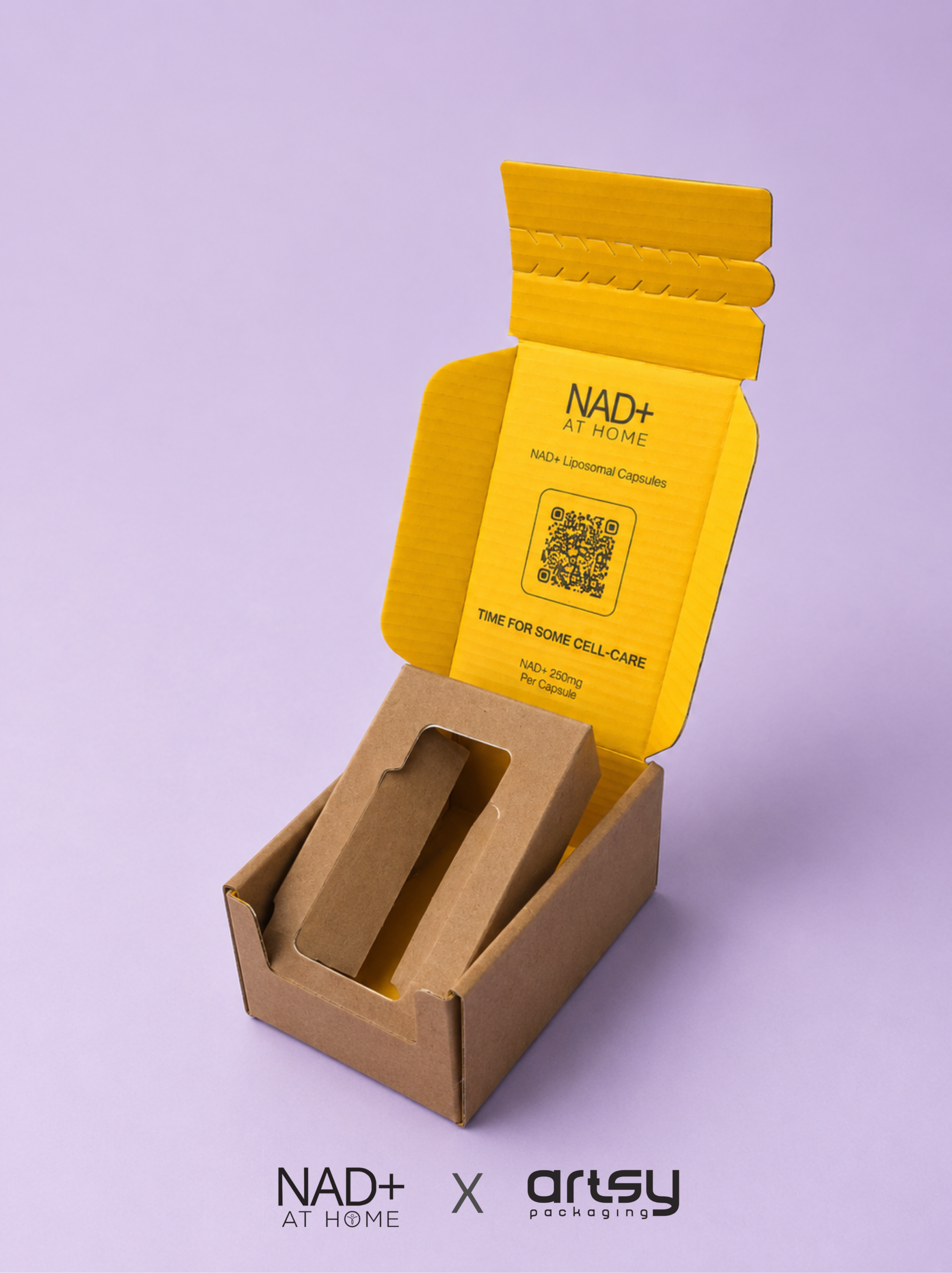 NAD+ At Home × Artsy Packaging