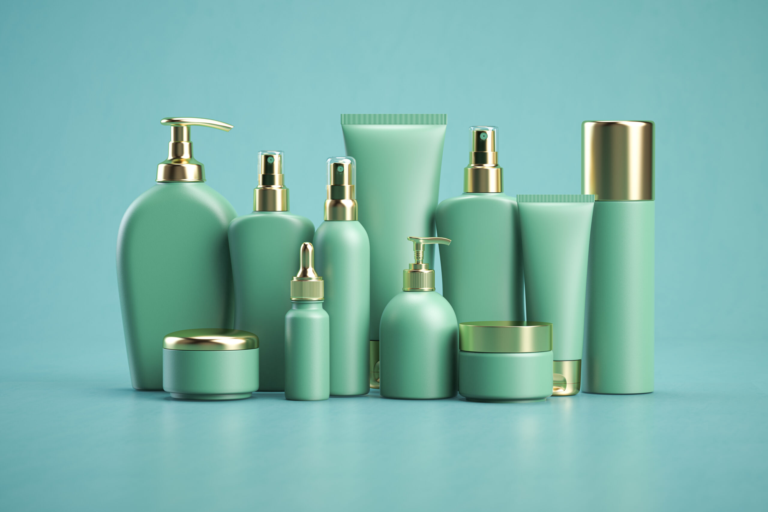 set of green natural cosmetics products in bottle 2026 03 25 00 56 56 utc