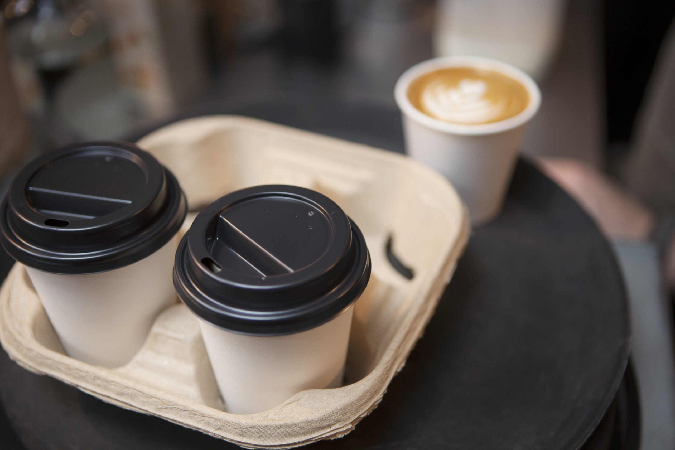 tray of coffee in disposable cups in cafe 2026 01 09 09 52 55 utc