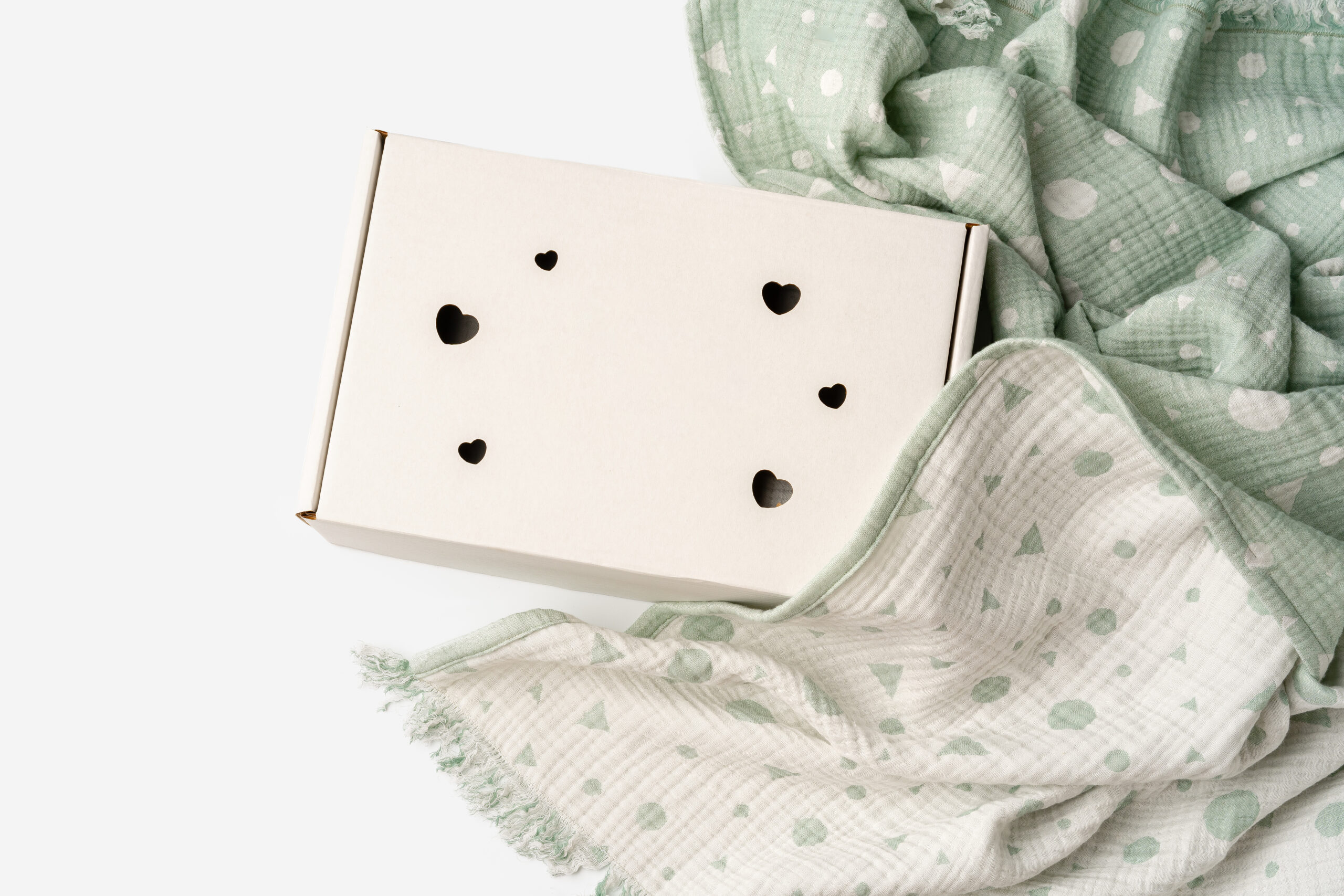 white gift box with sage green textile 2026 03 19 04 28 18 utc