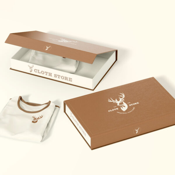 Apparel box (collapsible rigid box)