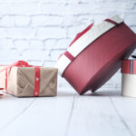 many gift box on wooden table with copy space 2026 01 07 05 28 21 utc