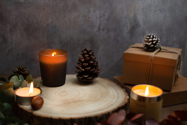 christmas wine glasses of mulled wine lit candle 2026 01 09 09 53 39 utc