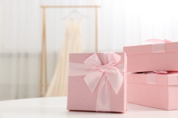 gift boxes for wedding day on white table indoors 2026 01 11 11 01 15 utc