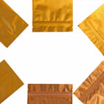 golden metalized side gusset pouch bag isolated on 2026 01 07 23 17 59 utc