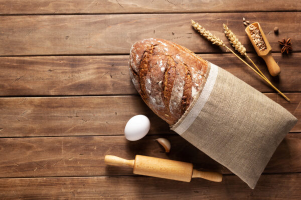 loaf of fresh bread and bakery ingredients for hom 2026 01 11 10 01 59 utc