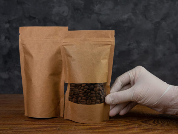 pouch bag mockup hand in protective gloves holds 2026 01 07 23 08 00 utc