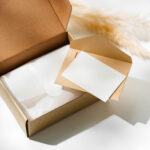 delivery package with a blank envelope and decorat 2026 01 08 06 01 42 utc
