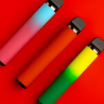 disposable electronic cigarettes on red background 2026 01 08 22 33 42 utc