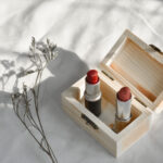 high angle view of lipstick on table 2026 03 18 07 51 34 utc