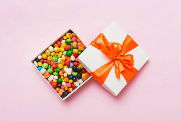 set of different sweet candy in a paper box with a 2026 01 08 21 52 25 utc
