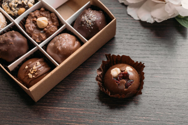 set of handmade chocolate candies in the box 2026 01 08 08 22 44 utc