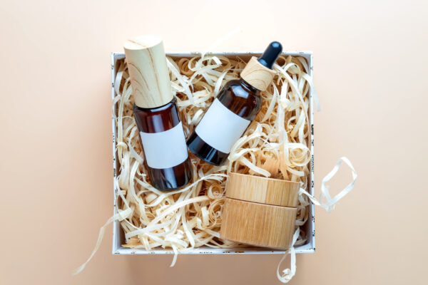 top view of a giftbox with beauty treatment bottle 2026 01 06 09 59 44 utc