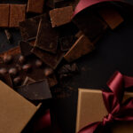 top view of gourmet chocolate pieces with nuts and 2026 01 06 00 43 31 utc