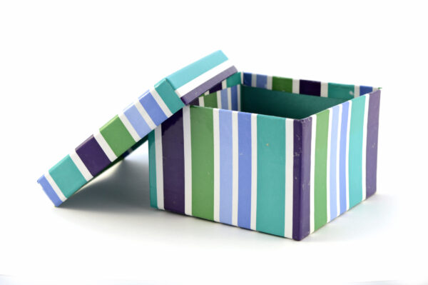 an isolated image of a striped festive gift box 2026 01 11 10 29 28 utc