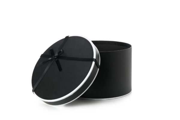 black round gift box isolated on white background 2026 03 24 15 26 14 utc