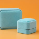 blue jewelry box on yellow background close up 2026 03 23 23 51 30 utc