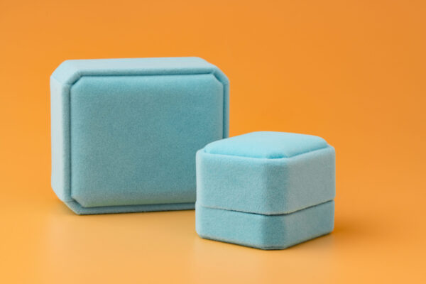 blue jewelry box on yellow background close up 2026 03 23 23 51 30 utc