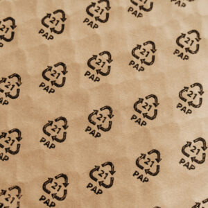 closeup shot of cardboard waste with pap 21 symbol 2026 01 05 05 14 49 utc