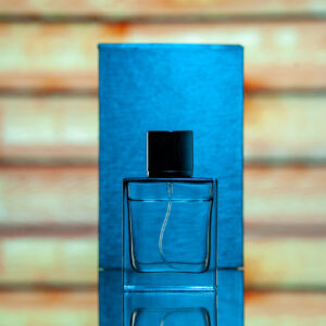 front view expensive perfume in flask on the light 2026 03 19 03 21 45 utc