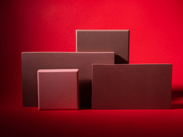 geometric design shape podium on red background 2026 03 24 14 06 18 utc