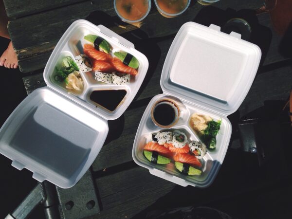 high angle view of takeaway sushi food box 2026 03 16 00 33 52 utc