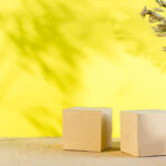 mockup two textured cubes on a beige surface on a 2026 03 19 03 20 55 utc