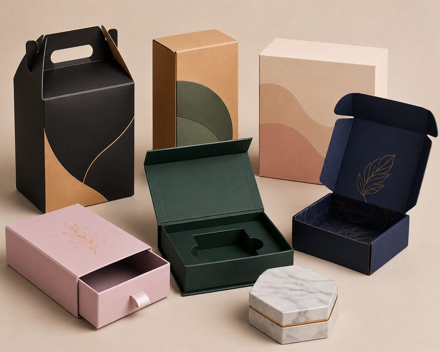 packaging boxes 21