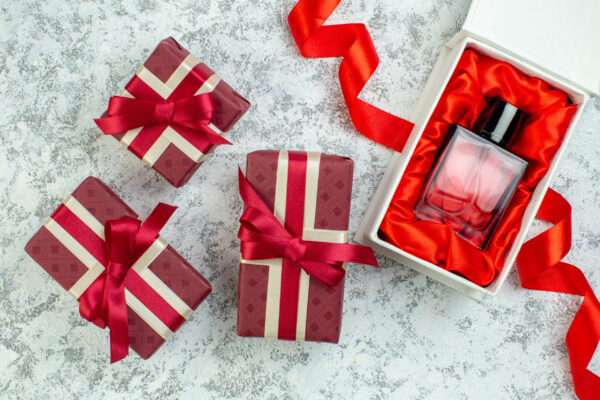 top view holiday gifts happy valentines day writte 2026 03 18 10 59 37 utc