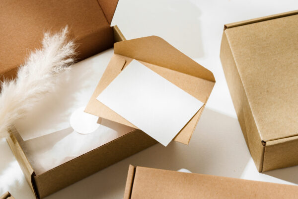 brown packaging boxes envelope and white card moc 2026 03 20 03 30 02 utc